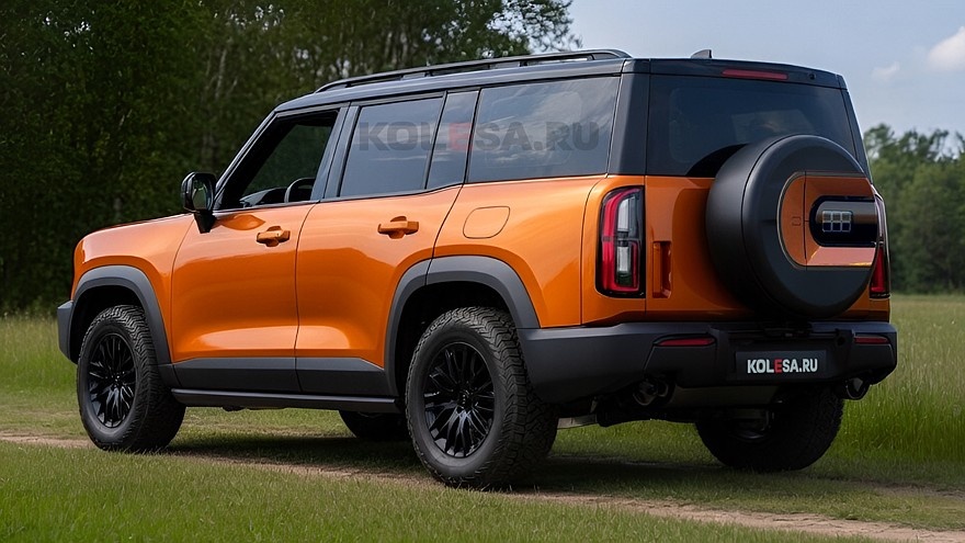    Рендер серийного кроссовера Geely Galaxy Cruiser