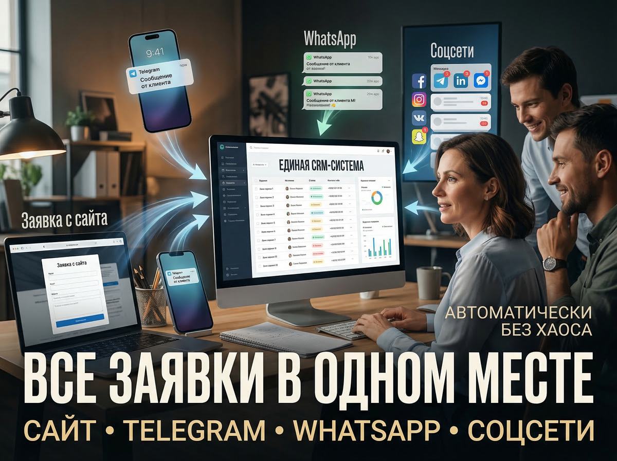 Все заявки в одном месте