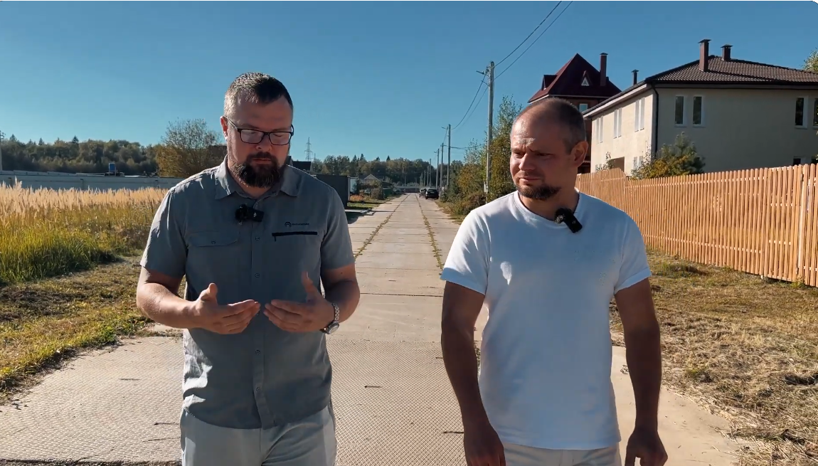 Тим Кирби - американская деревня в Истре - кадр из ролика