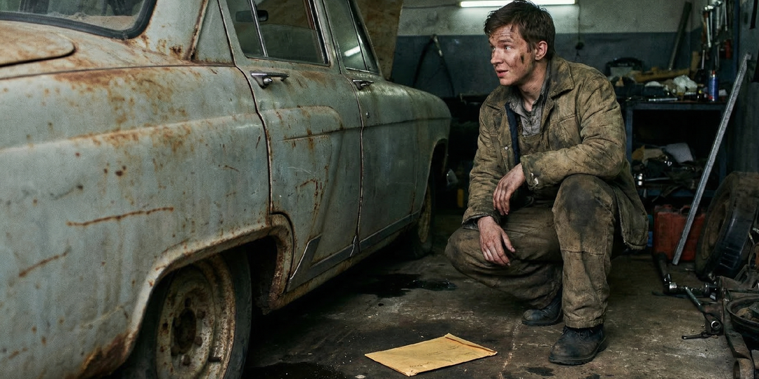 БРАТЬЯ СМЕЯЛИСЬ , КОГДА ЕМУ В НАСЛЕДСТВО ДОСТАЛАСЬ РЖАВАЯ РАЗВАЛЮХА. НО КОГДА ОН СНЯЛ ОБШИВКУ СИДЕНЬЯ, ТО ЛИШИЛСЯ ДАРА РЕЧИ...