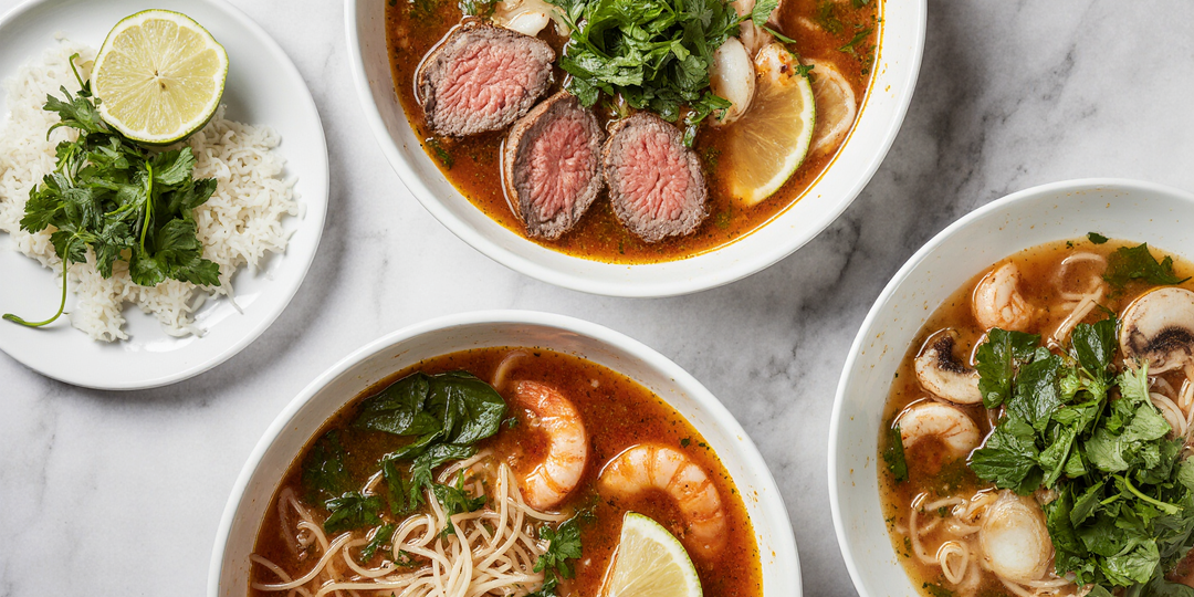 Три великих супа Азии: рамен, фо-бо и том-ям — подробный гид с заменами продуктов и советами
