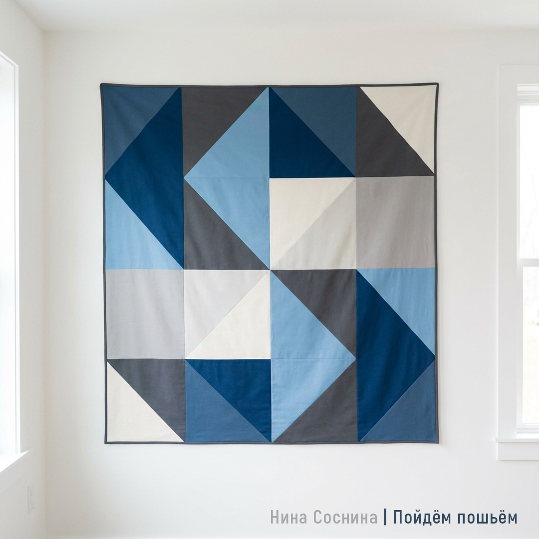 Слегка смещённый центральный мотив создаёт динамику - глаз зрителя «играет» с блоком, а не застывает на центре. 