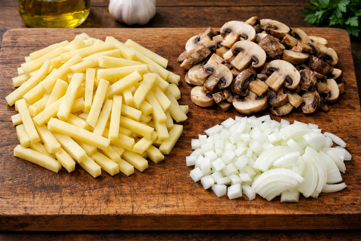 Подготовка ингредиентов