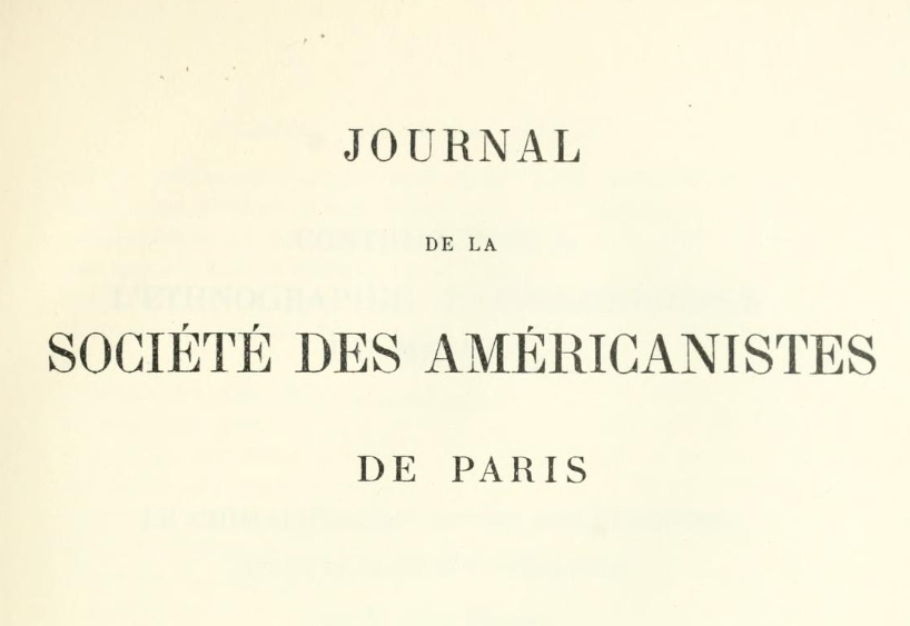 Journal de la Société des Américanistes tome 44