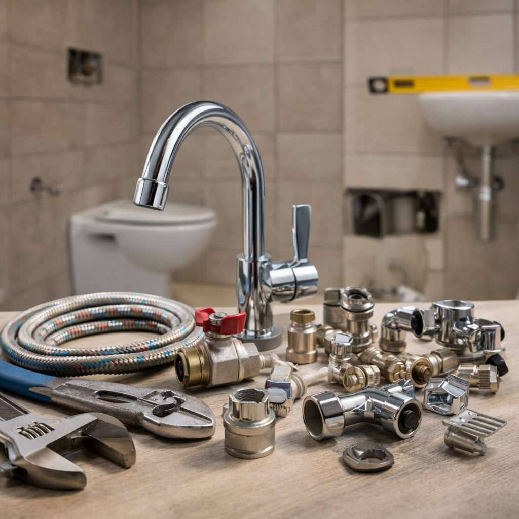 Черновая сантехника требует точной привязки к чистовой отделке и удобного доступа к узлам.