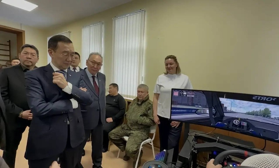    В санаторий «Бэс Чагда» передали симуляторы для реабилитации бойцов. Фото: Айсен Николаев, Глава Республики Саха (Якутия). Официальный канал.
