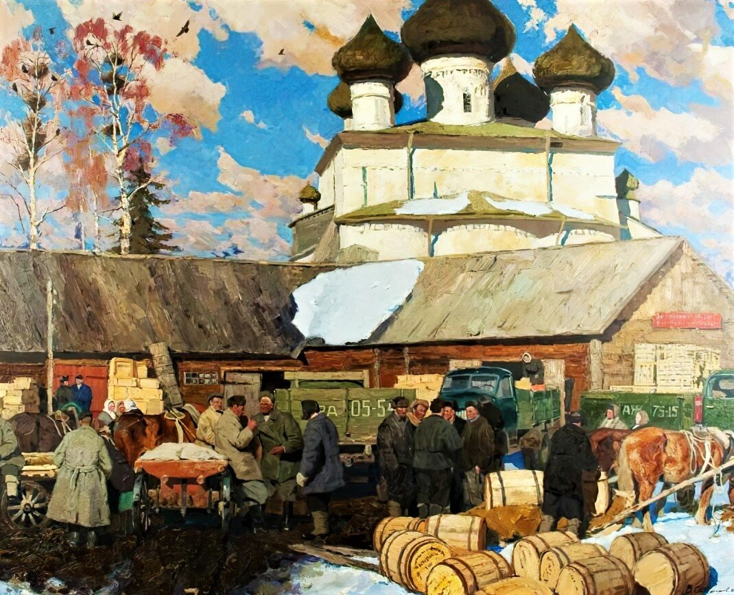 Каргополь. Склады Сельпо.