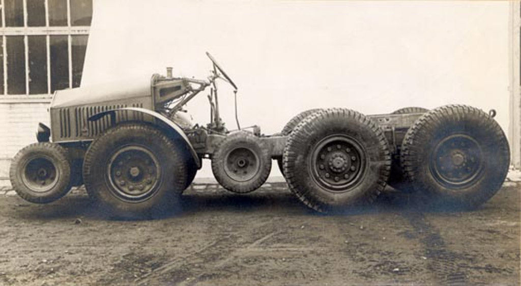 Опытный образец шасси Laffly S 35 C, 1934 год.