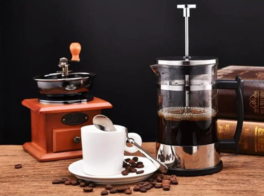 Kesoto Экспресс-кофеварка поршневого типа из нержавеющей стали