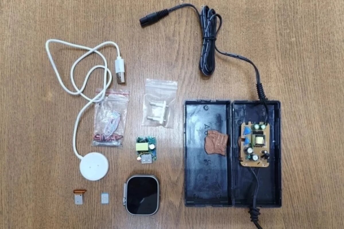    В тюрьму Димитровграда пытались доставить смарт-часы и сим-карту