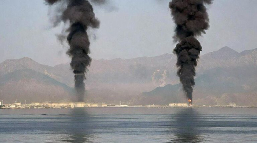 Фуджейра горит.  фото: яндекс.