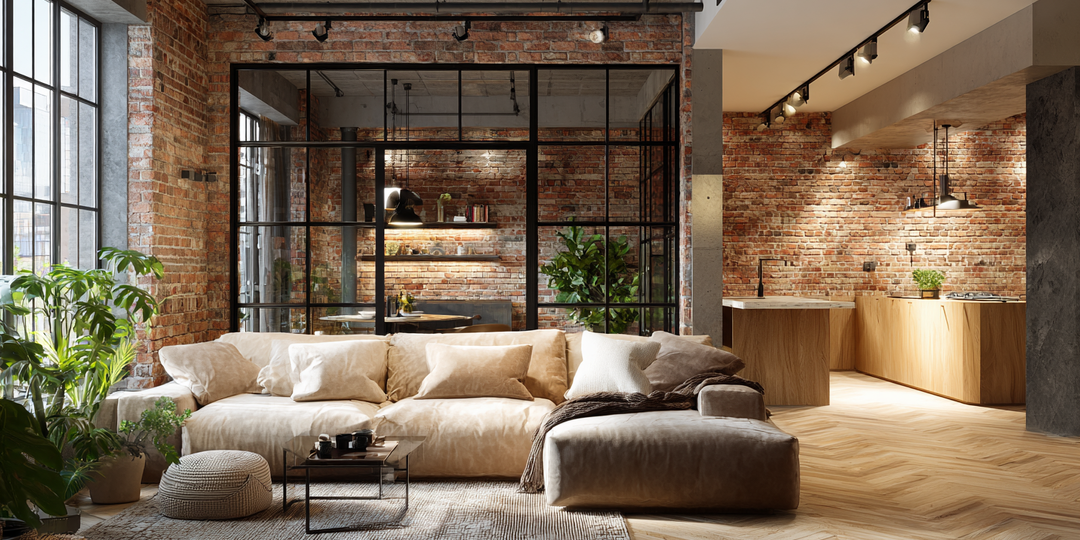 Декоративный кирпич в интерьере: гид по стилям, выбору и отделке