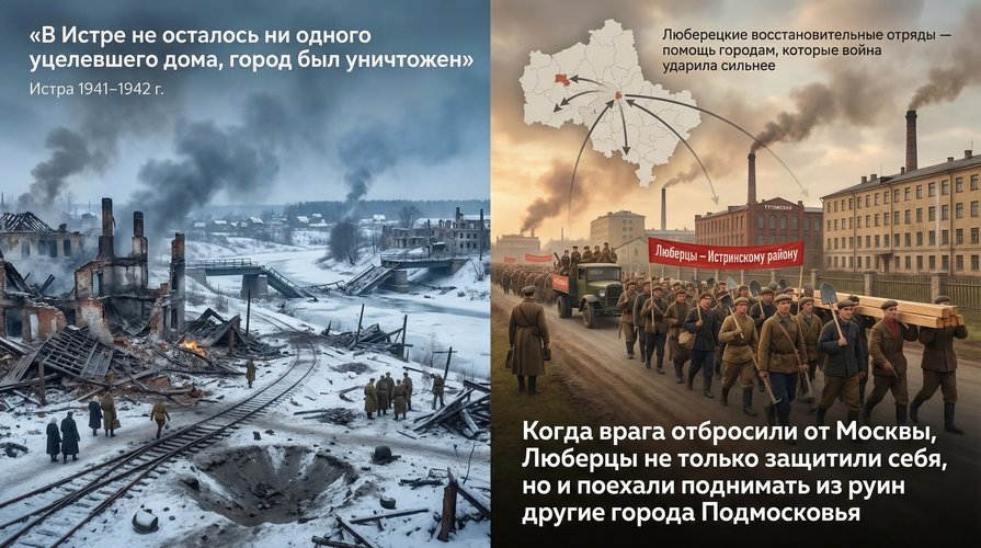 Как выглядели освобождённые города.