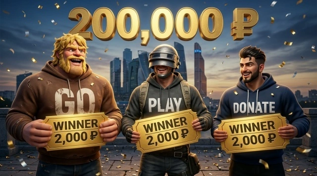 розыгрыш на 200.000 рублей от Go Play Donate