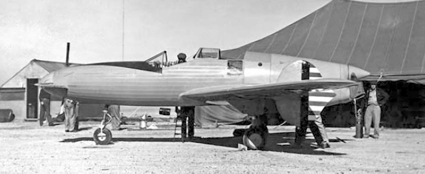 Рис. 11. Легкая летающая модель CW-24B схемы «утка» (фирма «Кертисс-Райт», конкурс на разработку нового истребителя, 1941 г.) (из открытых источников).