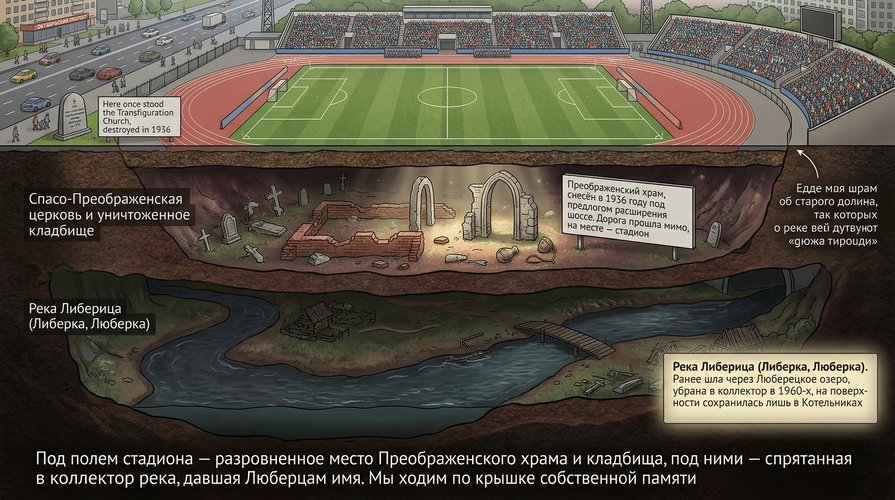 Преображенская церковь: храм, который убрали под стадион.