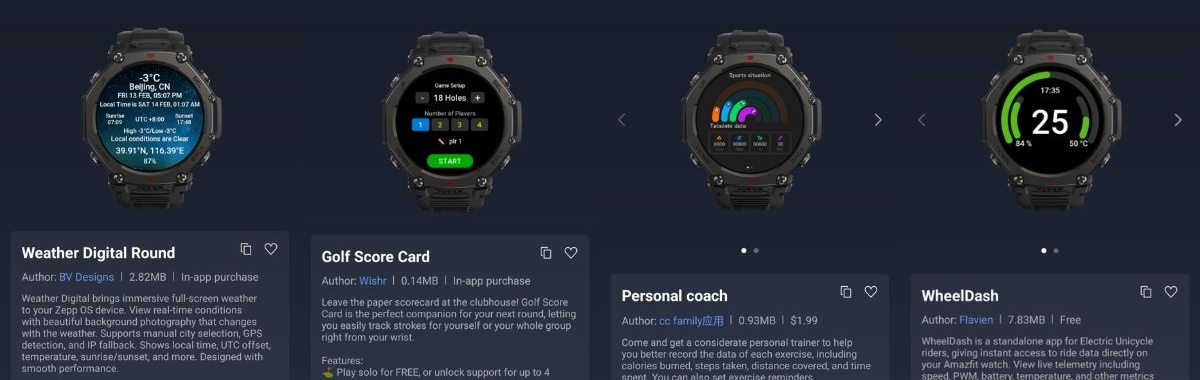    Смарт-часы Amazfit получили девять новых мини-приложений