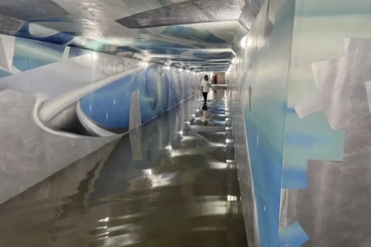    В Обнинске подтопило подземный переход из-за отключения электричества