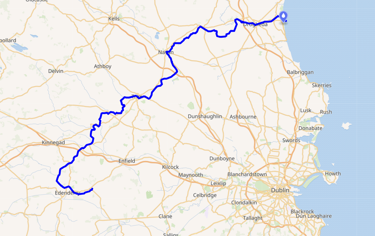 Это показана река Бойн (Бувинда)