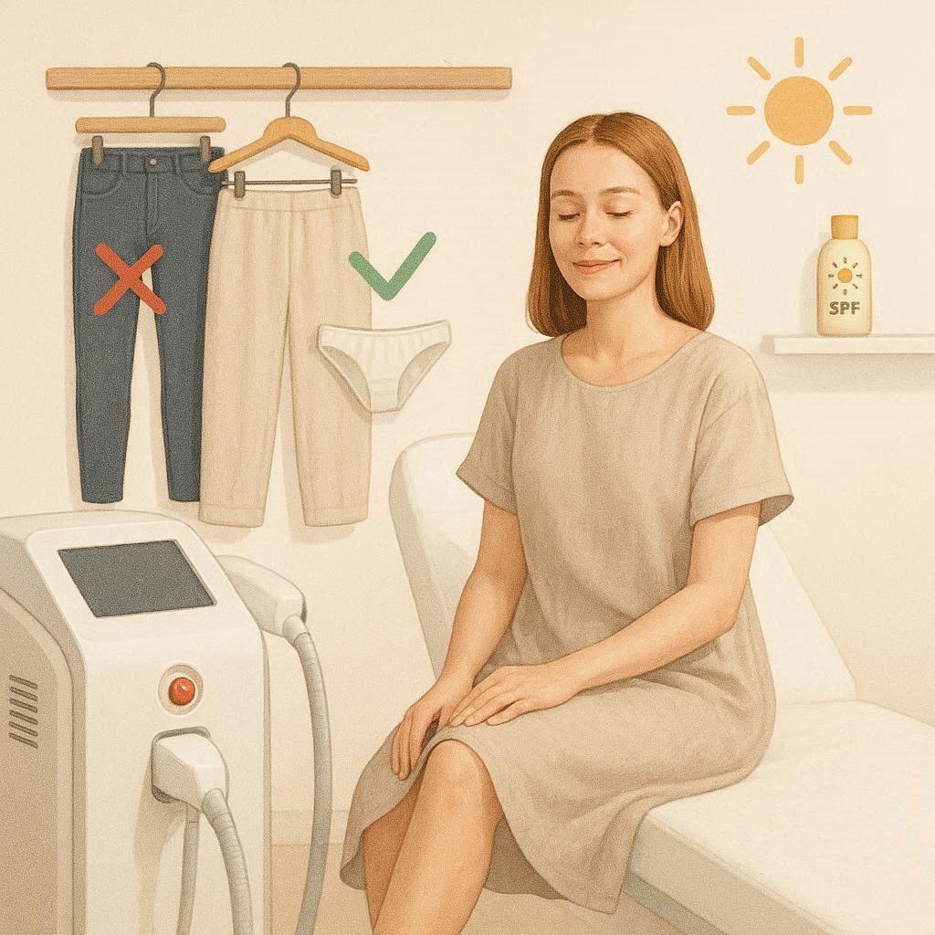 Зуд и раздражение после лазера: топ ошибок с одеждой