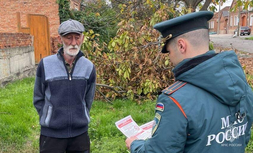 В Беслане жителям напомнили о пожарной безопасности