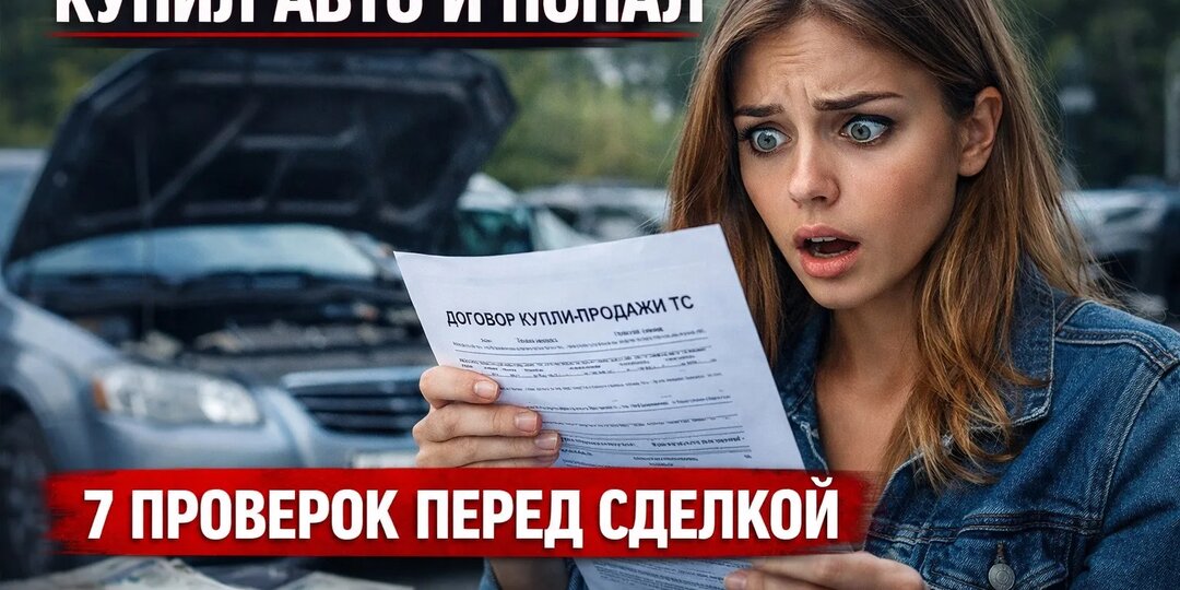 Чек-лист. Покупка авто с рук без риска в 2026 году