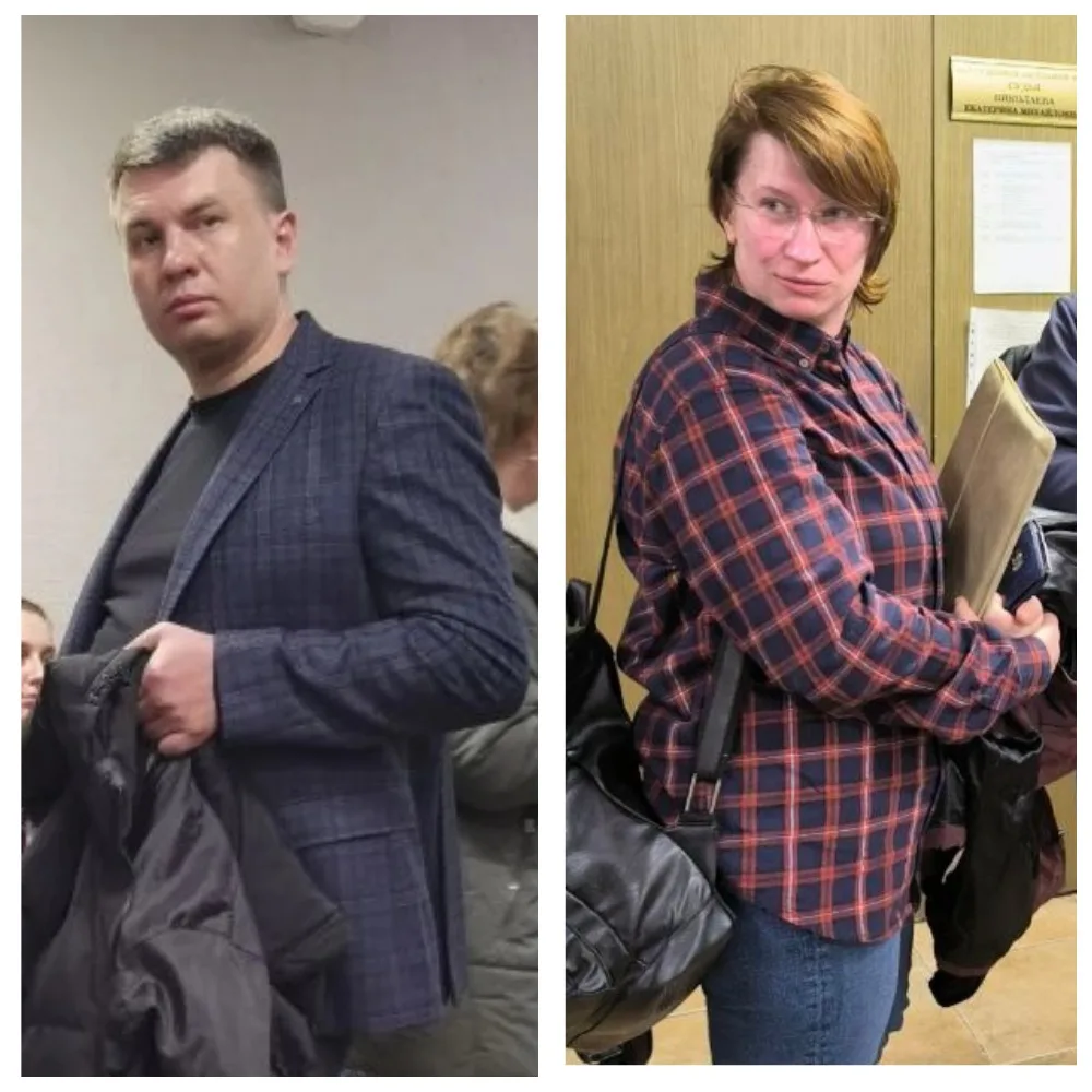 Мы с Ильей Ремеслом смотрим друг на друга в коридоре суда 12 марта 2026 года. После этой встречи Ремесло ушел и два иска, поданных им ко мне, рассматривали без него. Заседания перенесены на 7 мая