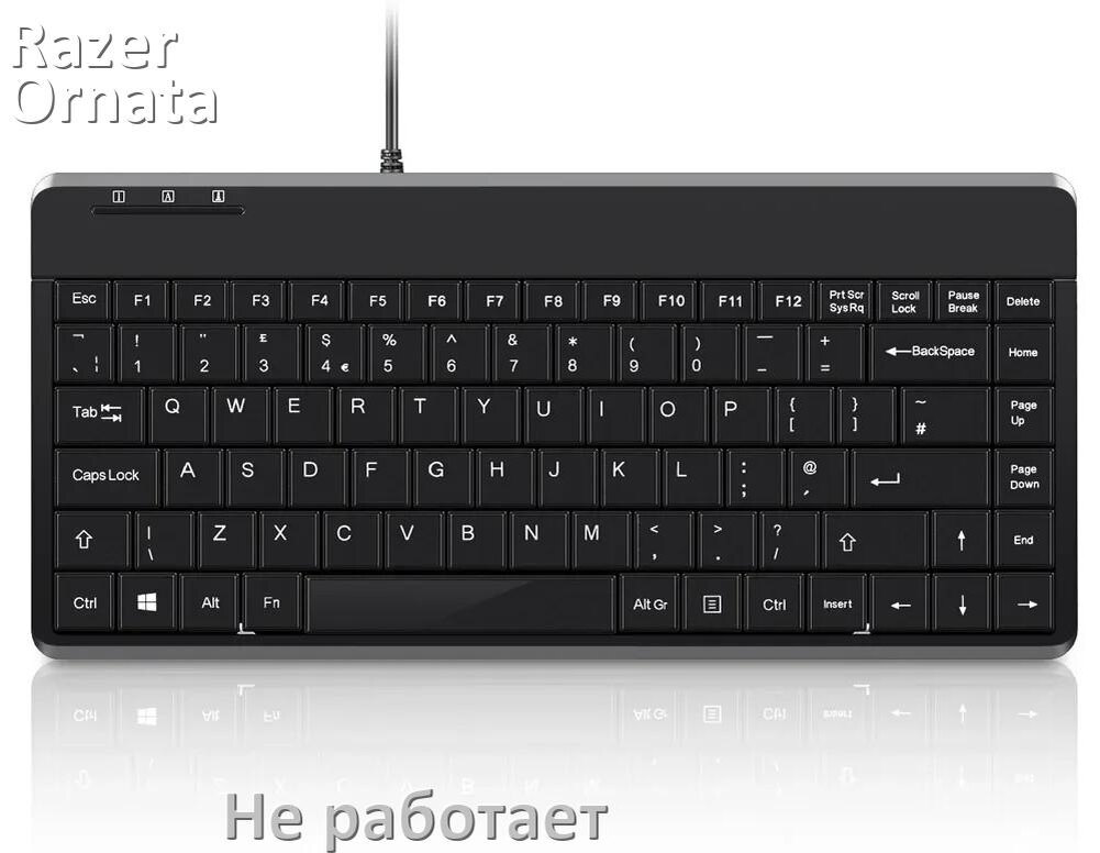 
Почему не работает клавиатура Razer Ornata V3 X на компьютере и не печатает