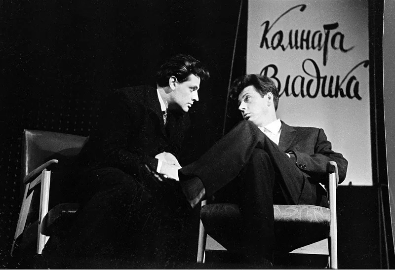 Александр Ширвиндт  и Виктор Корецкий. Спектакль «104 страницы про любовь», Анатолий Эфрос, Театр имени Ленинского комсомола.