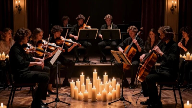     Оркестр при свечах. Нейросети