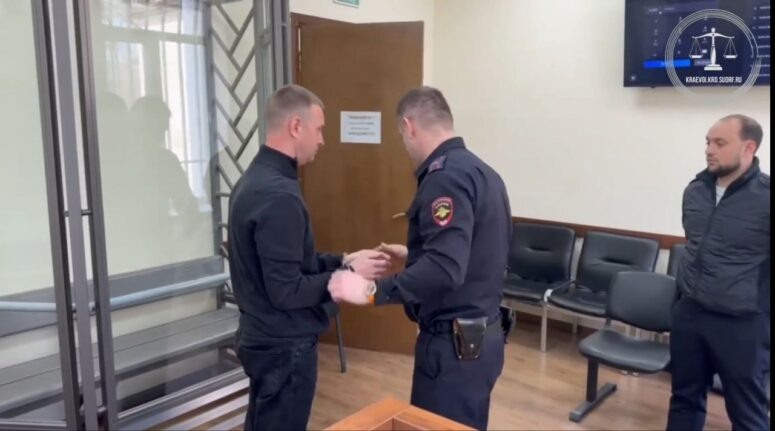    Беседин в зале суда / кадр из видео, Объединенная пресс-служба судов Краснодарского края