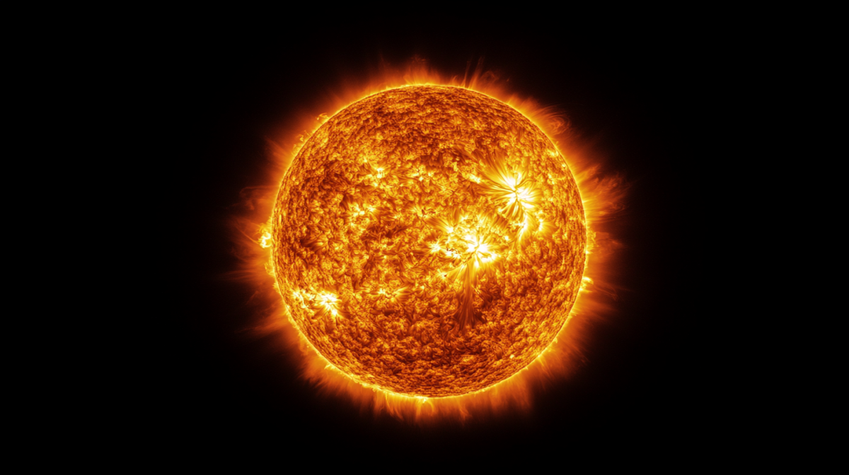 Магнитные бури — это сильные возмущения магнитного поля Земли; фото: midjourney