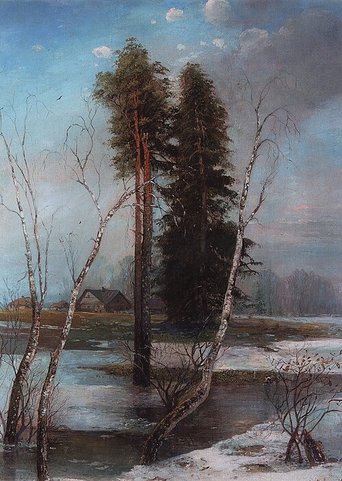 Алексей Кондратьевич Саврасов: Ранняя весна. 1888