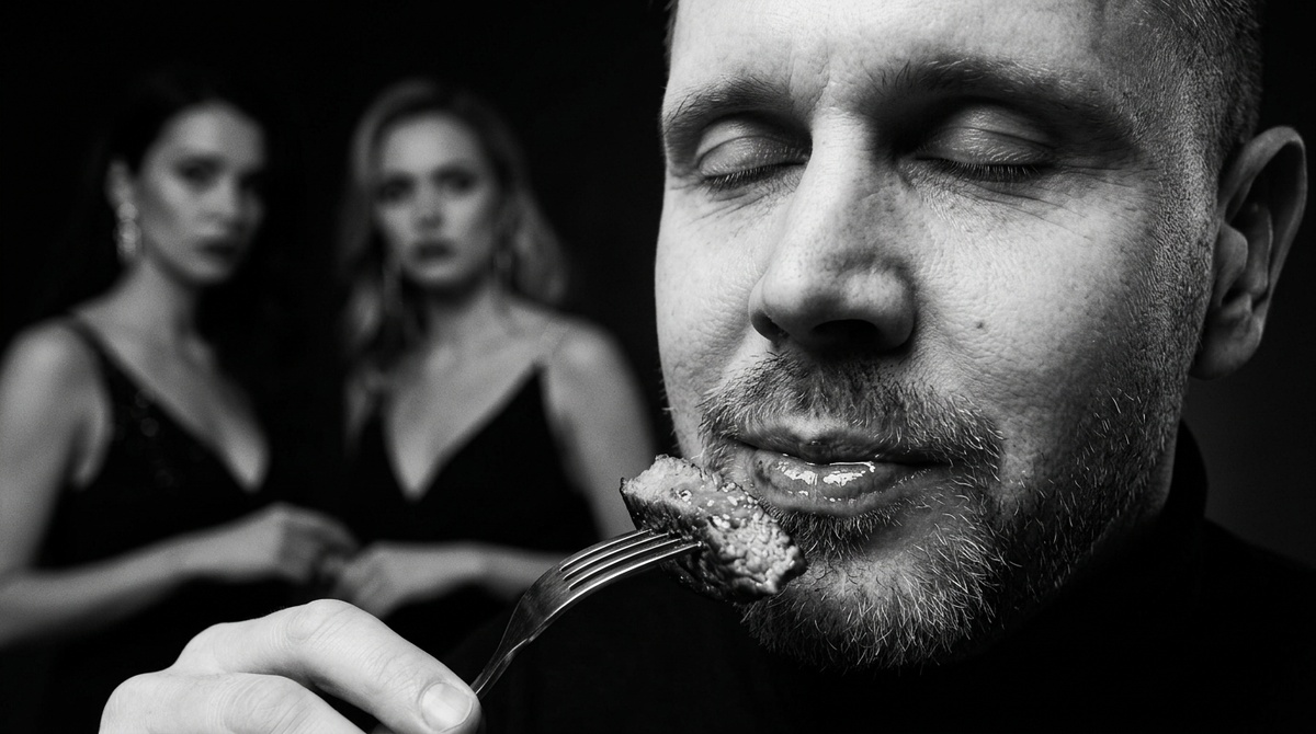 А вы замечали за собой? Что вам прям нравится кушать!