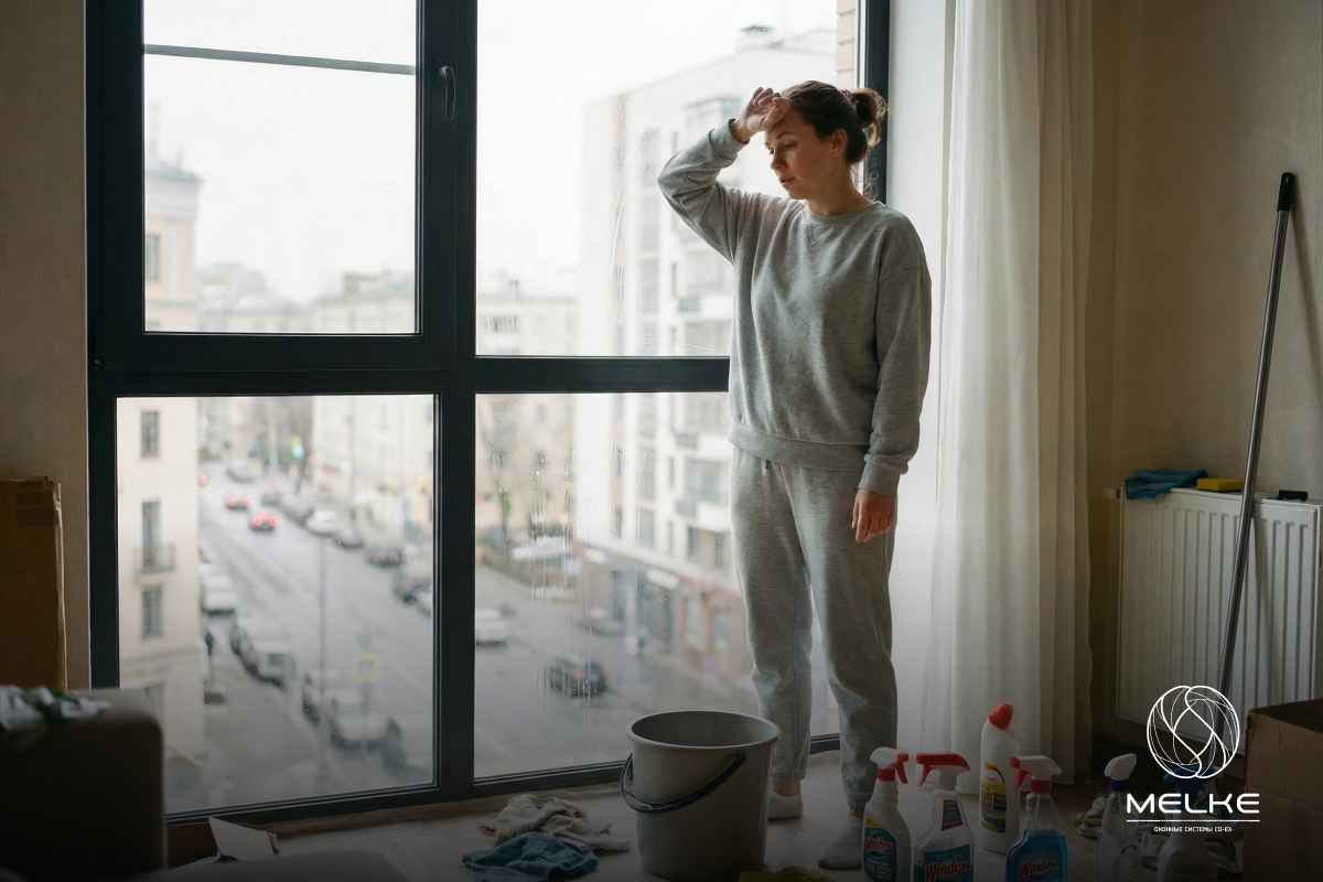 Иногда обычная уборка превращается в настоящее испытание — особенно если до окон долго не доходили руки.