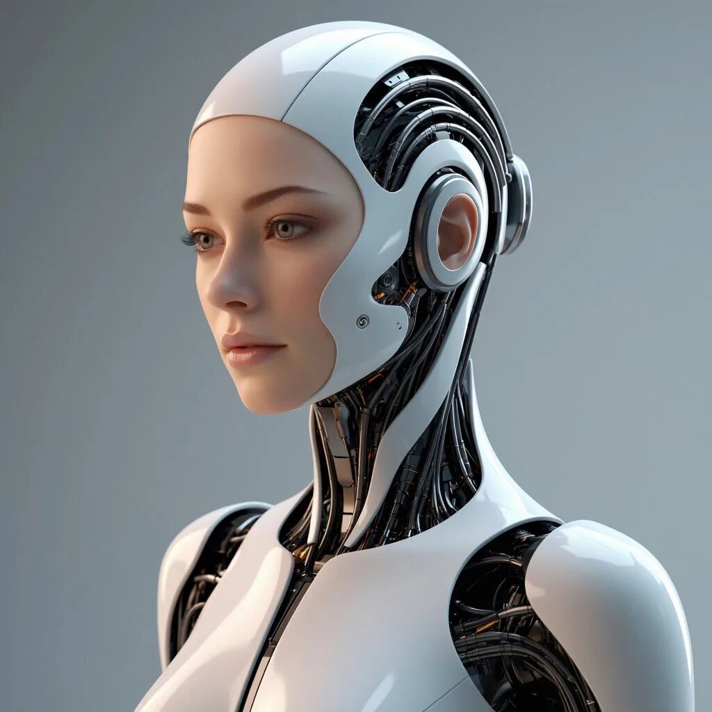 Андроид. Иллюстрация сгенерирована нейросетью