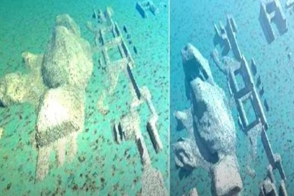 Каменные структуры у побережья Кубы