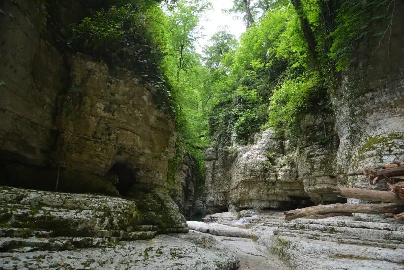     Природный комплекс "Агурское ущелье и водопады". © РИА Новости. Игорь Онучин