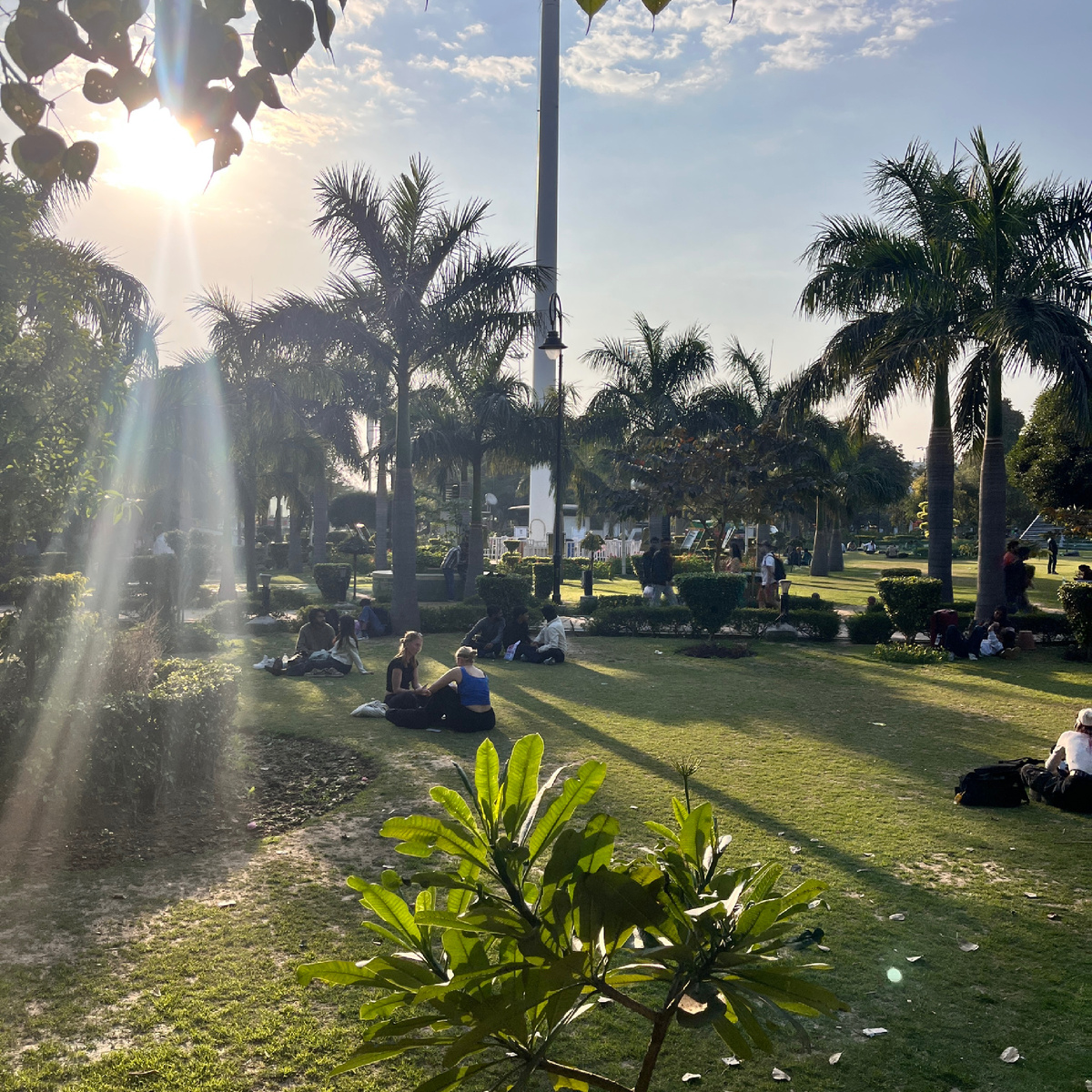 Фото из центрального парка Дели