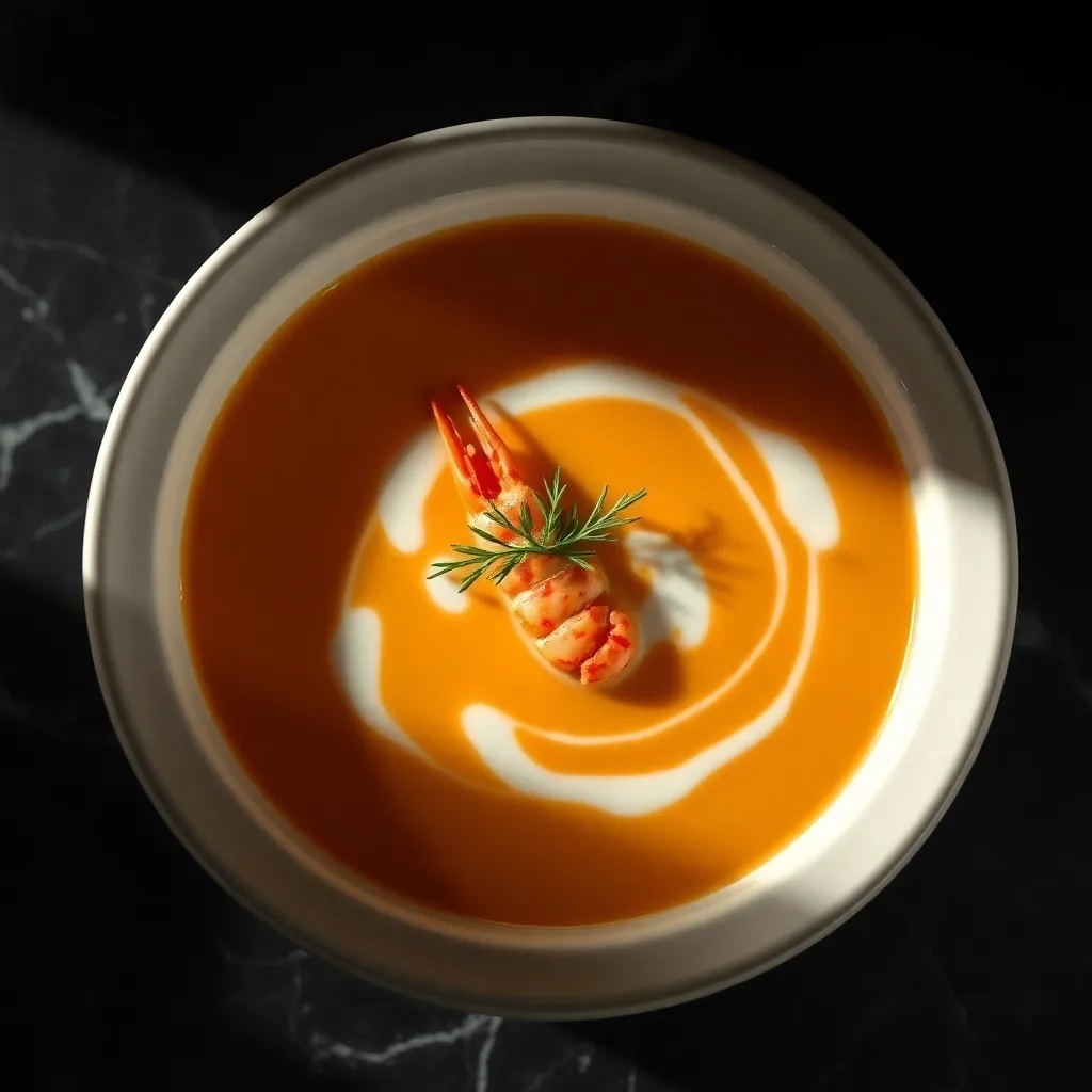 Раковый суп биск