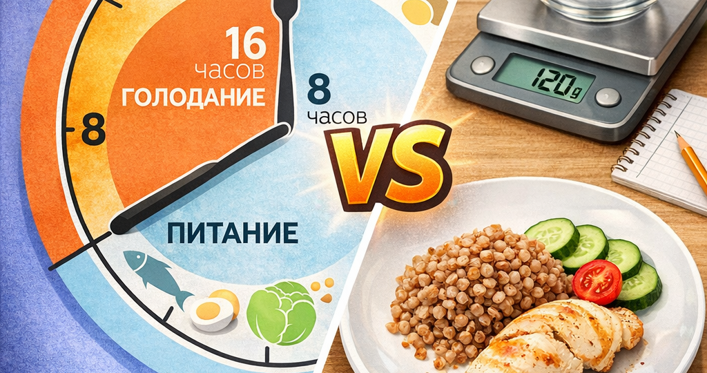 Фастинг VS Дефицит калорий - что лучше для похудения и здоровья