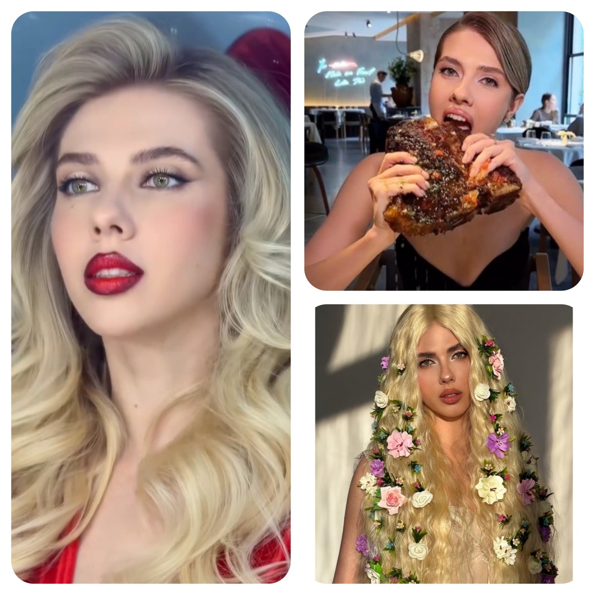 Коллаж из опубликованного Екатериной Шумской в её социальных сетях @mimisskate 