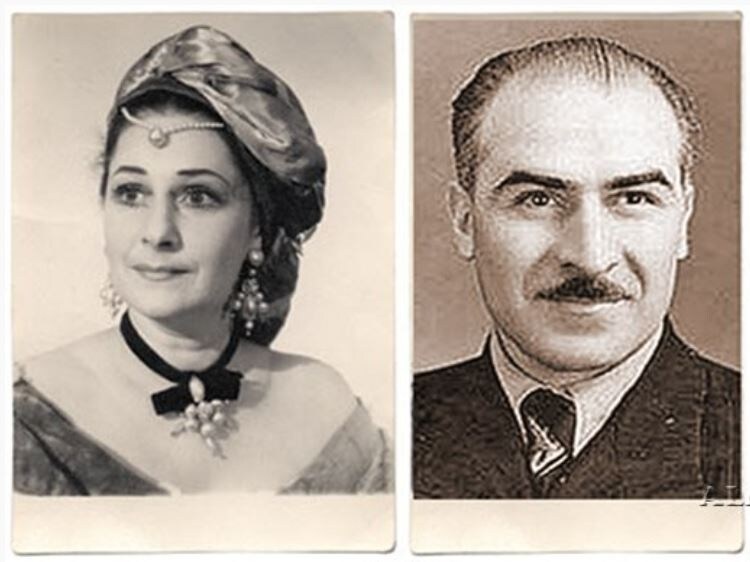 Мать и отчим Лии Ахеджаковой. 