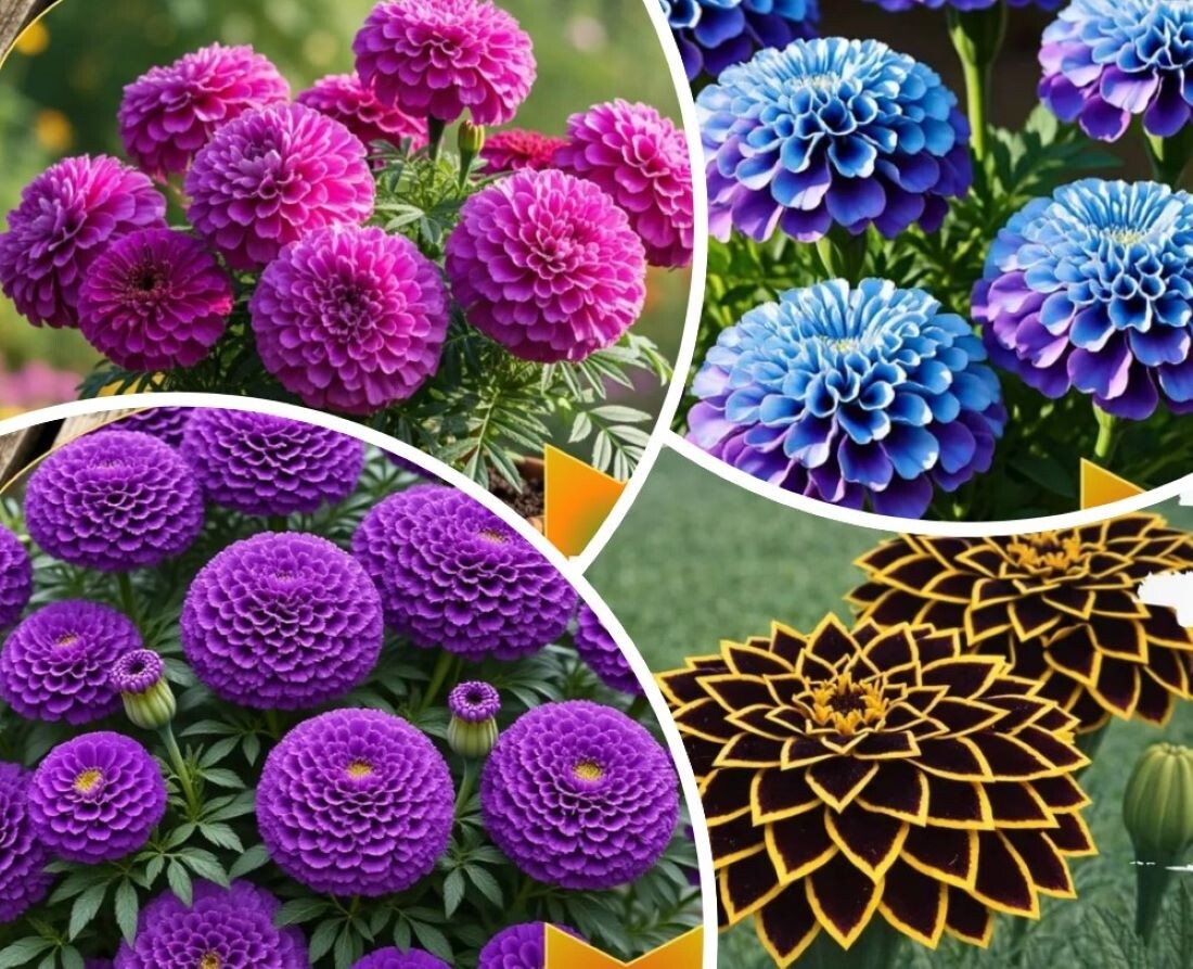 "Сказочные" бархатцы предлагают продавцы. Фото автора