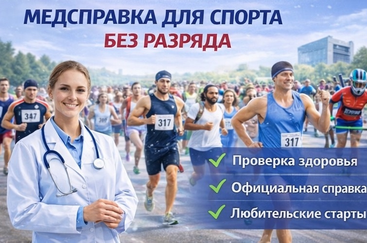 Медсправка для спорта без разряда — официальный допуск без разницы в опыте
