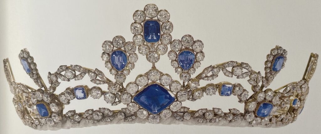 Бельгийская сапфировая тиара