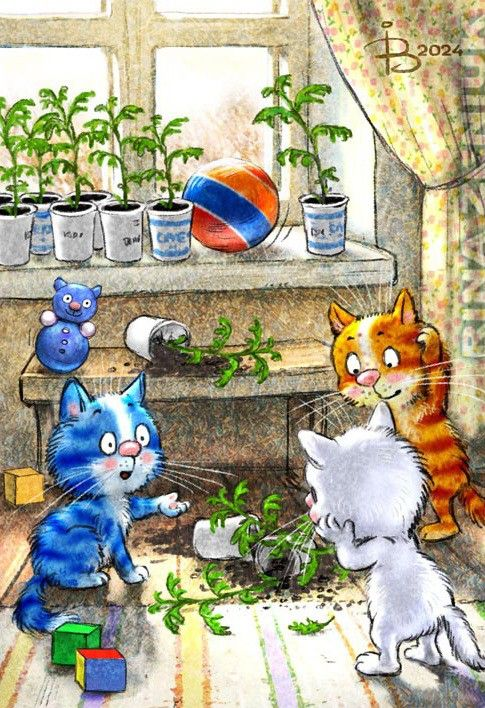 очаровательные коты Рины Зенюк