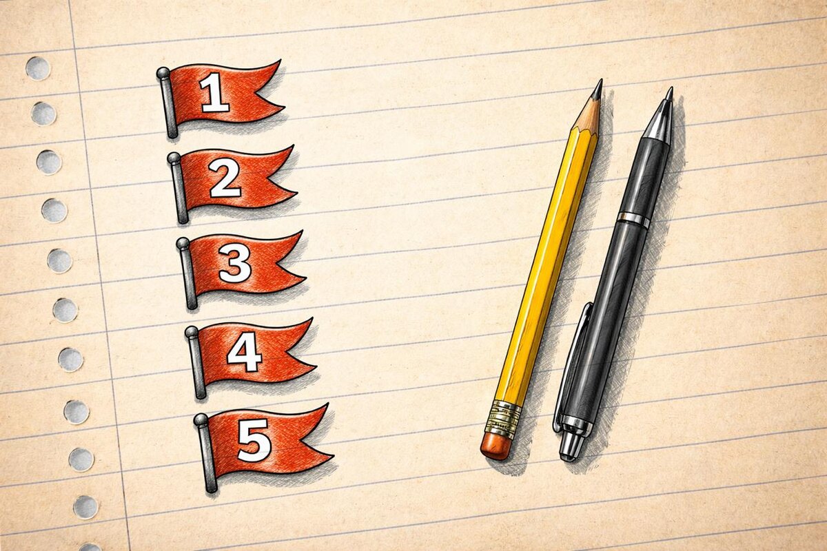 5 красных флагов в работе бухгалтера 