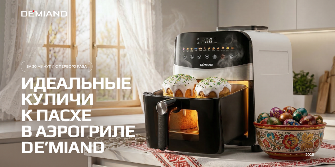 Идеальные куличи к Пасхе в аэрогриле: за 30 минут и с первого раза