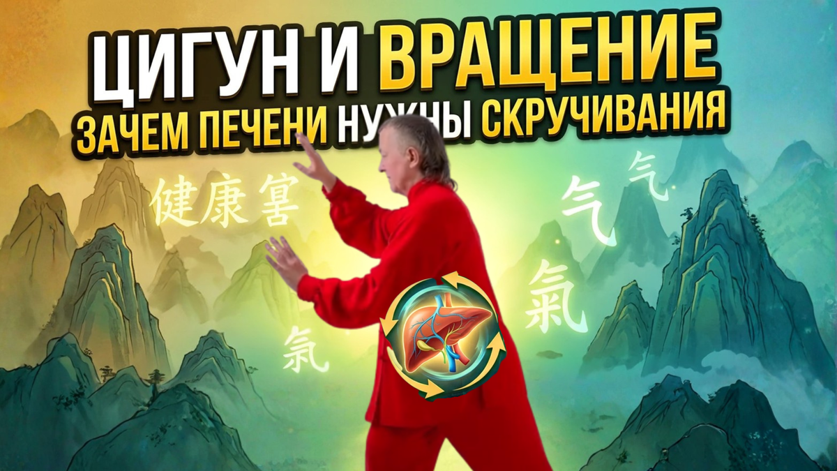 Цигун и скручивание, цигун для печени 